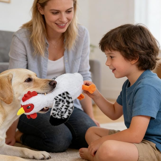 Dog Toys Set - Crinkle Squeaky Interactive Chew Toys | Puppy Play Pet Supplies, Sound Making Chew Toy Collection for Puppy Small Medium Large Dog Home Travel Daily Outdoor Garden Use