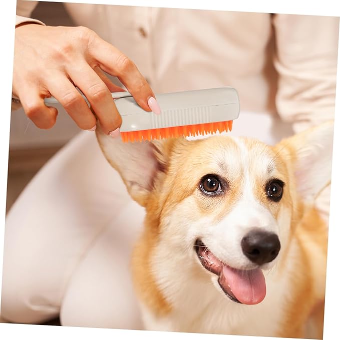 Mikikit Cat Grooming Brush Pet Hair Remover Comb for Dogs Cats Portable Massager Brush