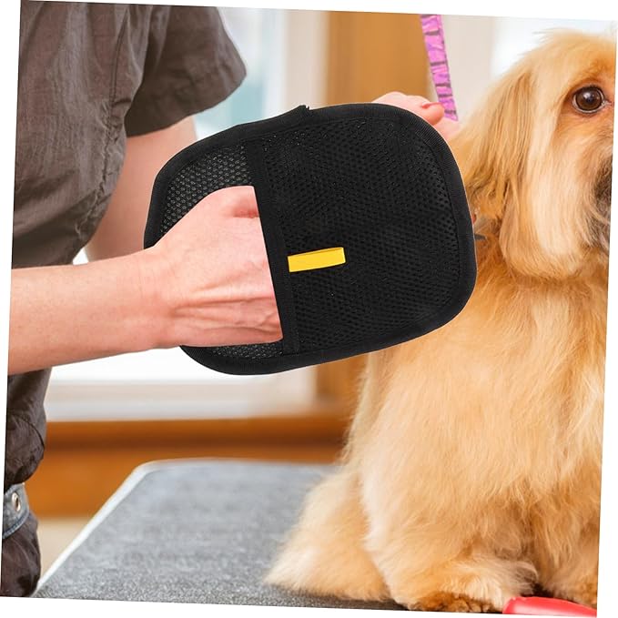 GANAZONO 2pcs Pet Hair Removal Glove Double-Sided Grooming Mitt for Dog Cat Efficient Hair Remover Brush Adhesion Tech Large Cat Grooming Gloves for Dogs