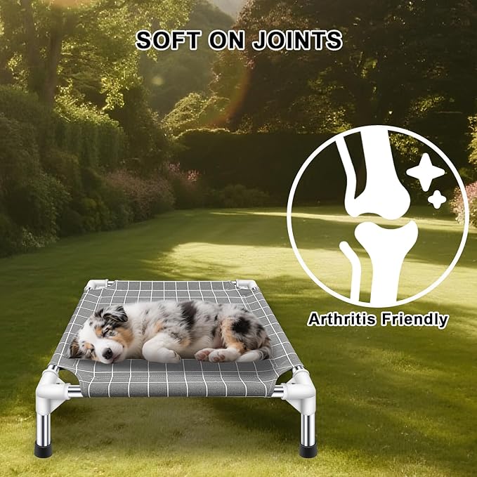 Elevated Pet Bed Dog Cot- Pet Bed for Small Dogs | Raised Dog Bed for Indoor and Outdoor Use for Small Pets