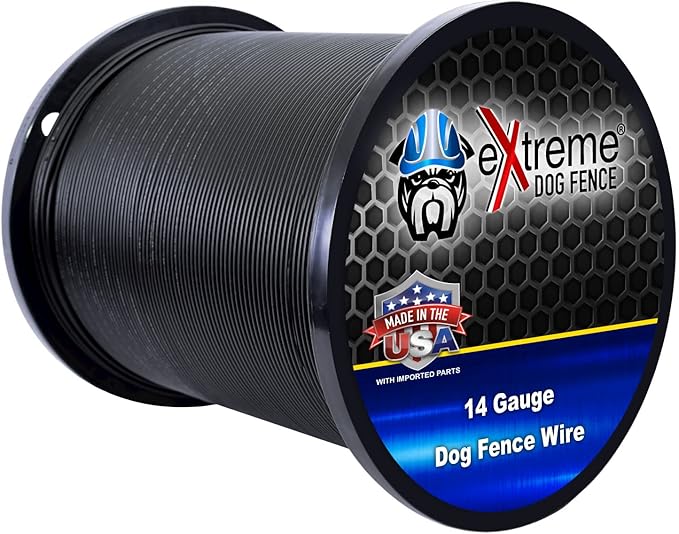 Extreme Dog Fence SportDOG Compatible Dog Fence Wire Brand | Pro-Grade Wire | 500 FT 14 Gauge | 1/4 Acre Coverage Area