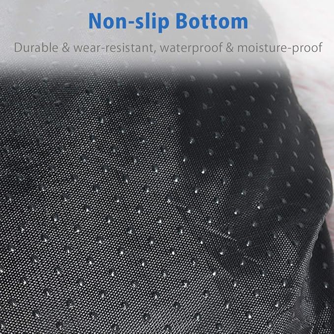 La La Pet® Donut Dog Cat Bed Cozy Cave Pet Bed Burrow Dog Bed Calming Cuddler Self-Warming Pet Bed Soft Plush Pet Cushion Improved Sleep for Cats Small Medium Dogs Blue M