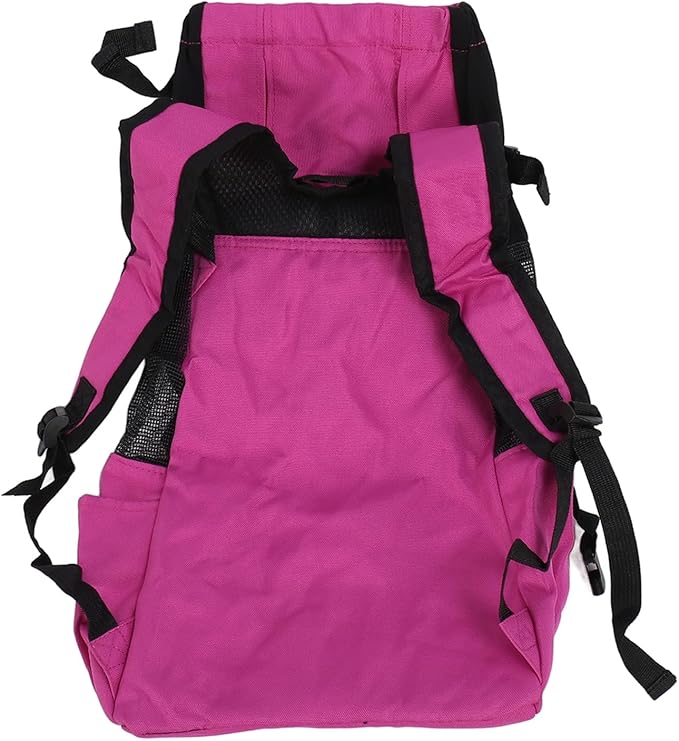 Zerodis Pet Carrier Backpack Front Back with Ventilated Mesh Hands Free for Travel Outdoor Hiking Cycling Cat Dog Supplies (Purple)