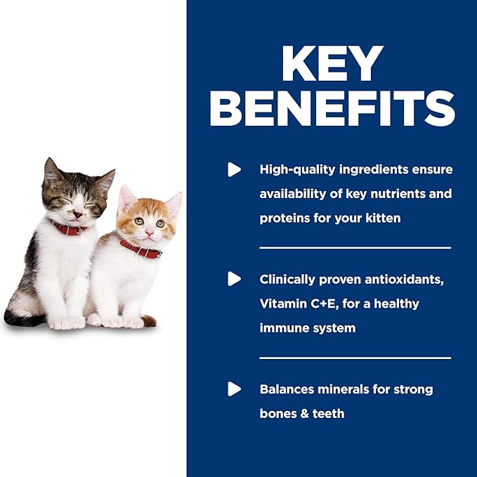Hill's Science Diet Kitten, Kitten Premium Nutrition, Wet Cat Food, Turkey Minced, 5.5 oz Can, Case of 24