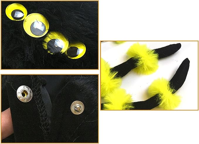 Dogs Costume Halloween Theme Party Black Cats Cosplay Party Dress Up Clothes Dog Clothes Pet Supplies Dog Outfit