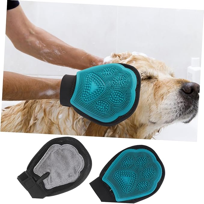 BESPORTBLE Efficient Pet Grooming Glove Deshedding Glove for Dogs Cats Itch Relief for Dogs