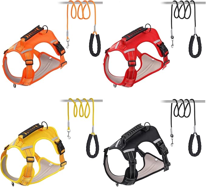 Dog Vest Harnesses Pet Strong Training Walking Swimming Supplies Soft Handle Training Vest Dog Vests for Small Dogs