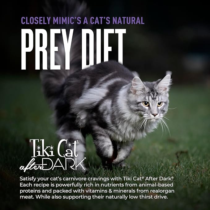 Tiki Cat After Dark Soft Pate Wet Cat Food, Chicken, Chicken Liver & Quail Recipe, 5.5 oz. Can (8 Count)