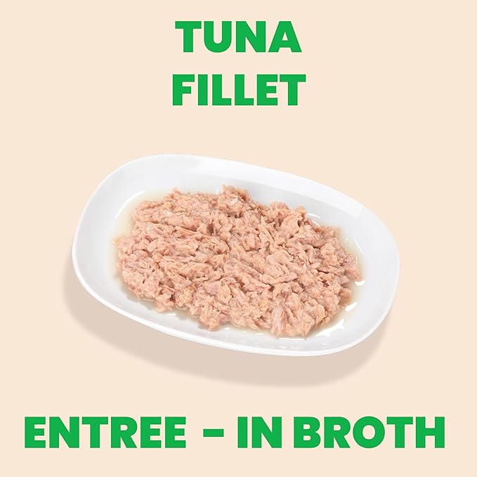 almo nature HQS Natural Wet Dog Food Tuna Fillet Entrée, Grain Free, Additive Free, Low Fat, GMO Free, 5.5oz Pack of 12