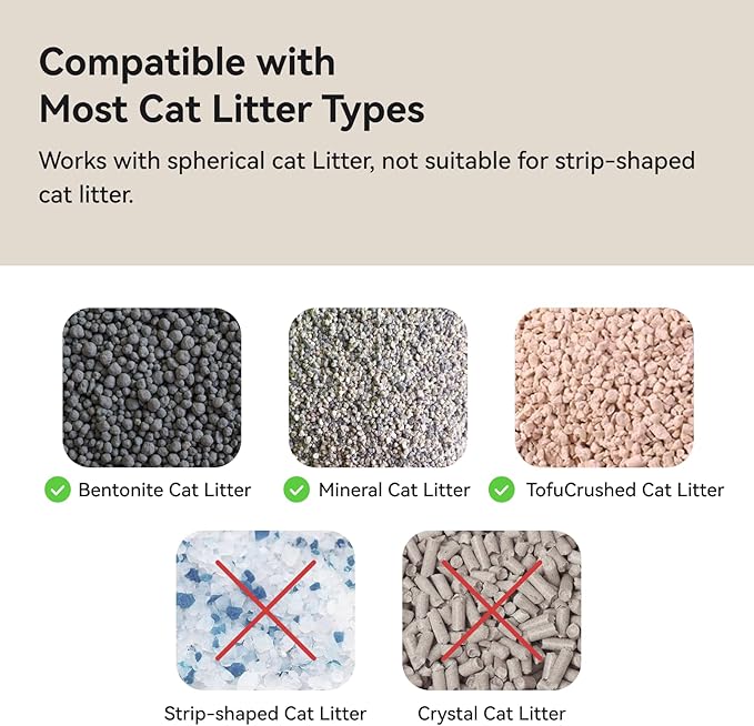 L1 Open-Top Automatic Cat Litter Box Self-Cleaning, Easy Maintenance with Multi Safety Sensors, Large Capacity, Includes Trash Bags (2026 Upgraded Model)