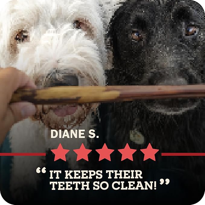 Redbarn Pet Products All-Natural Bully Stick Rings for Dogs - Long Lasting Rawhide Chew Treat - Case of 35