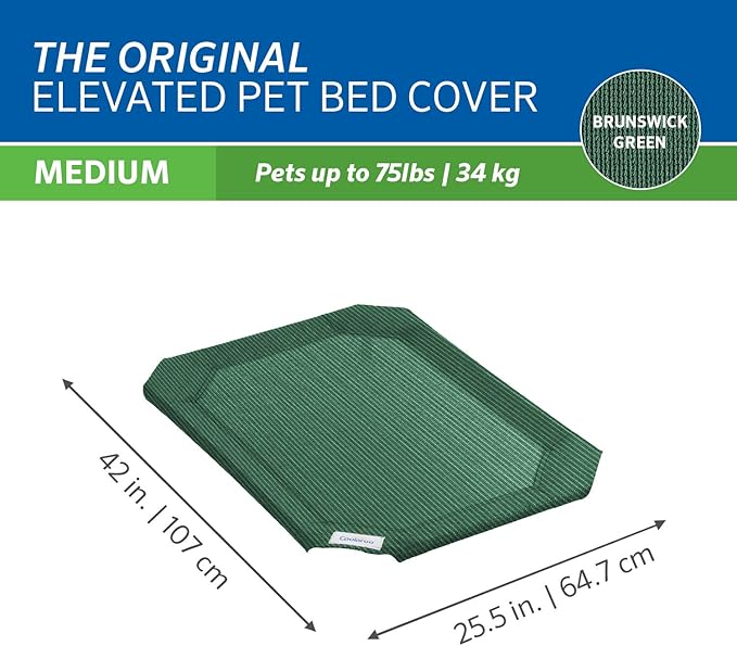 Original Pet Bed Replacement Cover - Brunswick Green - Medium (42" x 25.5")