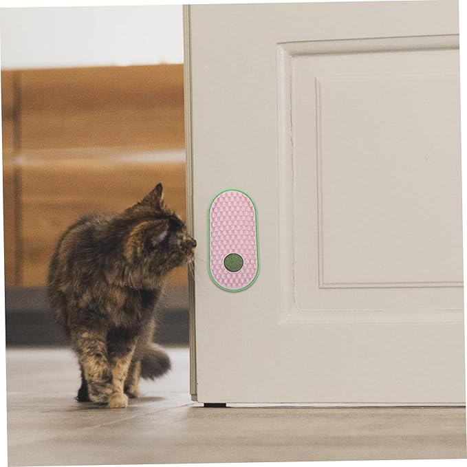 BESPORTBLE Cat Self Sticky Massage Comb Wall-mounted Cat Scratcher Toy Lightweight Grooming Aid Space-saving Design for Play and Self-care