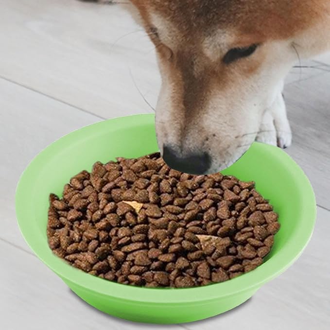 Slow Feeder Dog Bowl, Dog Feeder | Cute Christmas Theme Silicone Slow Feeder Dog Bowl | Pet Feeding Supplies, Dishes for Dogs