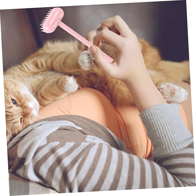 TOYANDONA Cat Brush for Shedding Cleaning Scratch Brush Grooming Tool for Indoor Cats Pet Grooming Supplies