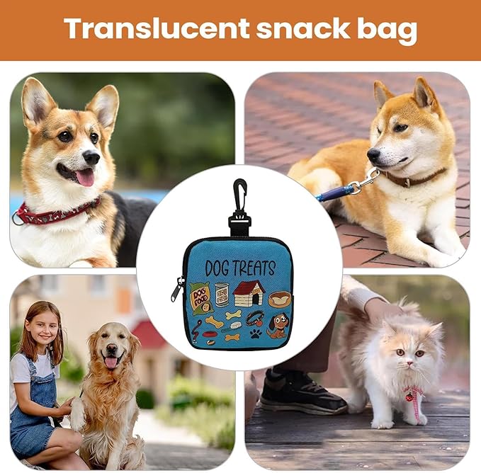 Pet Treat Pouch - Lightweight Pet Supplies - Dog Treat Waist Pouches for Training,for Walking Outdoor Camping Travel Vacation Hiking Adventure