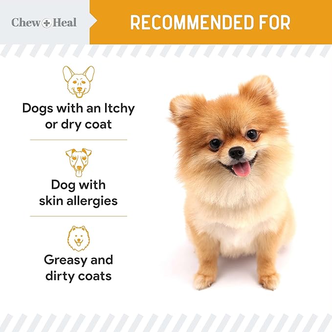 Salmon Oil for Dogs - 64 oz Liquid - Premium Fish Oil for Skin and Coat Health - Omega 3 Supplement - Supports Itchy Skin - Norwegian Dog Salmon Oil - Essential Dog Supplement