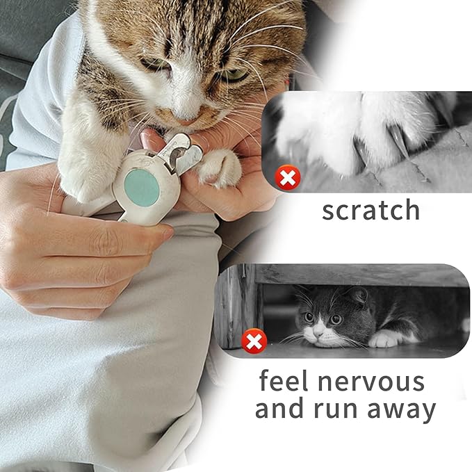 Oncpcare 2PCS Cat Wrap for Cutting Nails, 21x21in Self-Adherent Pet Cat Grooming Wrap for Medicine, Nail Clipping, Teeth Brushing, Ear Cleaning | Anti-Escape Anti-Bite Anti-Scratch (Solid)