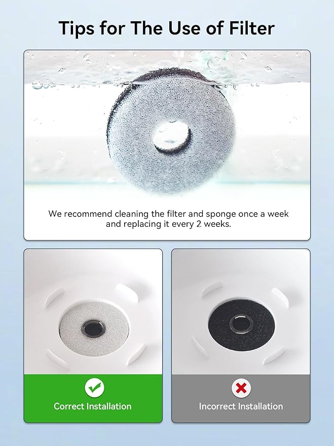 118oz/3.5L Smart Cat Water Fountain with App Control, Kitty spout cat Water Fountain, Ultra Quiet Pet Water Fountain for Cat Indoor, 2.4GHz Wi-Fi (Filters)