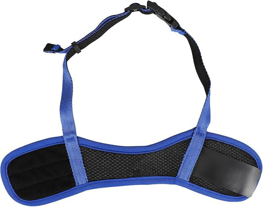 Toyvian Adjustable Puppy Muzzle Blue M 14-20cm Breathable Dog Mouth Cover Anti-Barking Walking Mask Small Dog Chew Prevention Pet Supplies