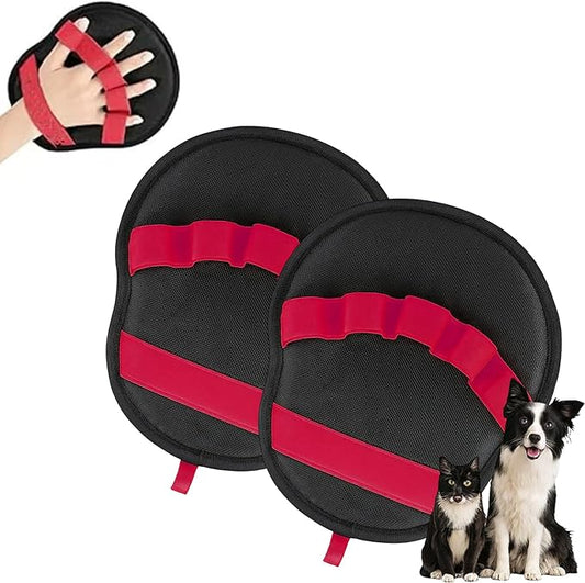 Pet Hair Removal Glove, Pet Magics Brush Glove Hair Removal Grooming Brush Electrostatic Mitt for Cats Dogs Grooming Gloves with 5-Finger Design for Home Furniture Couch Carpet Floor