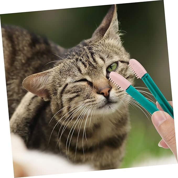 Yardwe 10pcs Cat Hair Brush for Indoor Cats Cleaning Fur De-shedding Brush Pet Grooming Tool