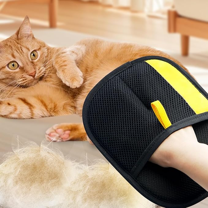 Purepath Hair Removal Glove, Electrostatic Pet Hair Removal Gloves, Pure Path Hair Remover Glove for Pet, Reusable Dog Cat Hairs Remover Mitt for Bed Sheets Couch Clothes Carpet Car Seat