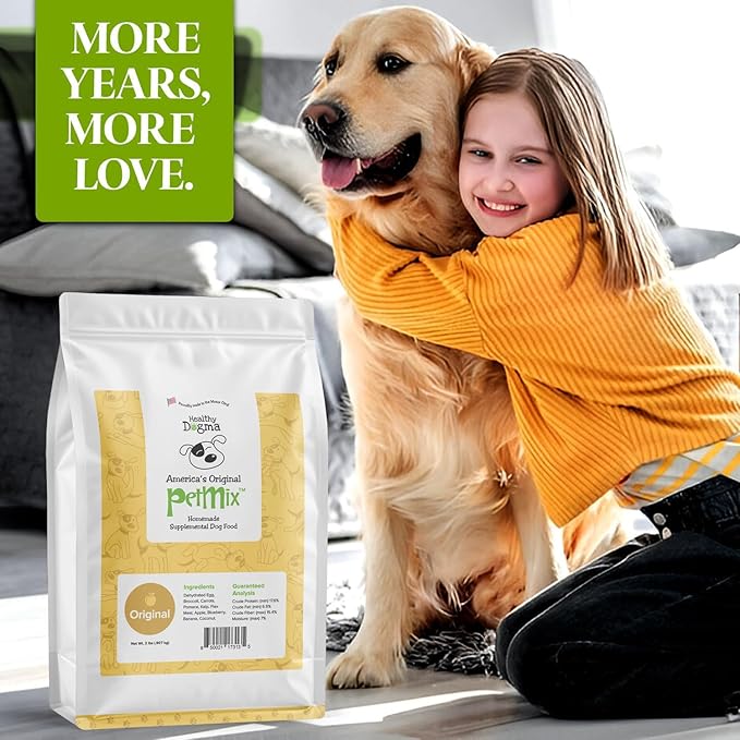 Healthy Dogma Original PetMix – USA Made Dehydrated Dog Food for Allergies, Ideal for Small & Large Breeds (Original, 10 lbs)