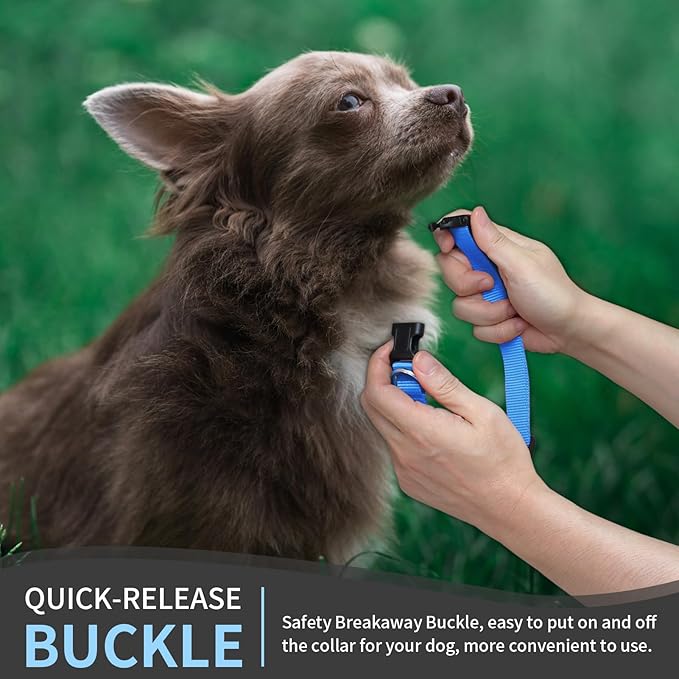 Modern Stylish Ecollar Replacement Strap, Nylon 3/4" Replacement Collar for Shock Collar with Quick Release Buckle, Soft Adjustable Shock Collar Replacement Strap for Small Medium Large Dogs Boy Girl
