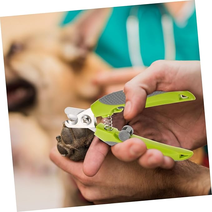 SUPVOX Ergonomic Pet Nail Clipper for Animals Portable Clipper Half-Moon Design for Easy Trimming Lightweight and Safe for Kittens Puppies and