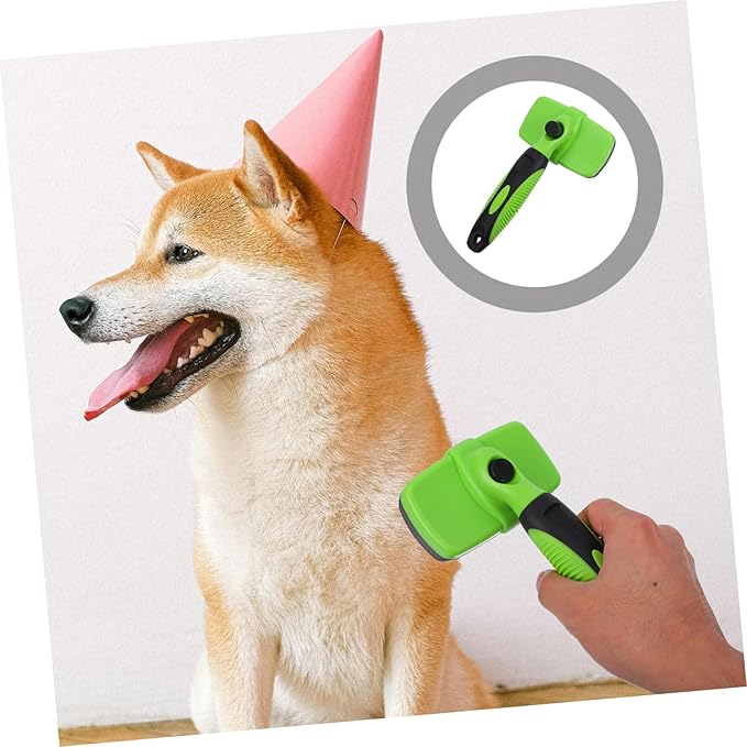 Yardwe Self- Pet Grooming Brush for Dogs and Cats Dog Brush for Shedding Pet Hair Comb