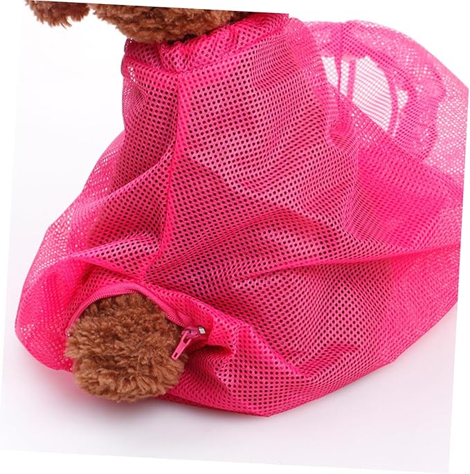 SUPVOX Multi-Functional Cat Grooming Bag Pet Bathing Bag Fixed Sticker for Safe Use Breathable for Cats Kittens