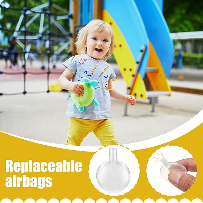 Portable Dog Toy Squeakers Replacement Set, 20PCS Plush Toy Noise Maker Inserts, Repair Squeakers for Stuffed Animals, DIY Craft Supplies for Pets, Kids, Sewing Projects, Home Workshop Use