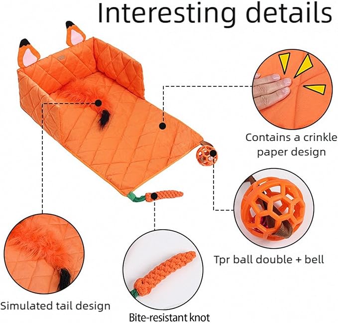 Peiiwdc Warm Pet Bed Thicken Cats Mats Breathable Basket Dog Supply Quickly Maintenance for Busy Pet Owners Entertaining Pad