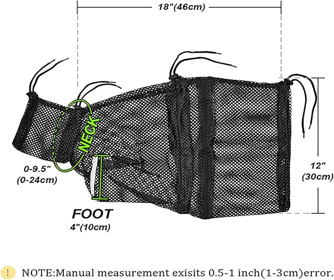 Cat Bathing Bag, Adjustable Mesh Grooming Restraint Bag for Cats, Red and Black, Stress-Free Pet Washing and Nail Trimming (Black)
