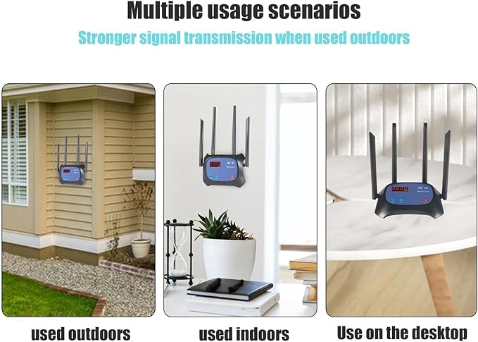 Plkm Dog Wireless Fence Electric Pet Containment System, Adjustable Control Range 100 to 2000 Feet, Safe Effective No Randomly Over Correction, Rechargeable Waterproof Collar Receiver