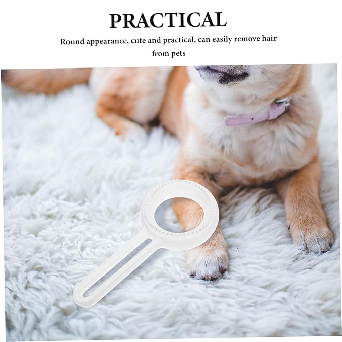 Toyvian Pet Grooming Comb for Cats and Double-sided Deshedding Tool for Efficient Fur Removal Abs Material Indoor Pet Grooming