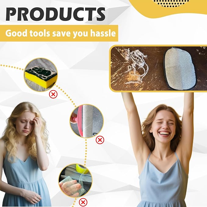 Pet Hair Removal Glove, Upgraded Five-Finger Electrostatic Magic Brush Pet Hair Remover, Reusable Cat & Dog Hair Remover for Couch, Furniture (1PCS)