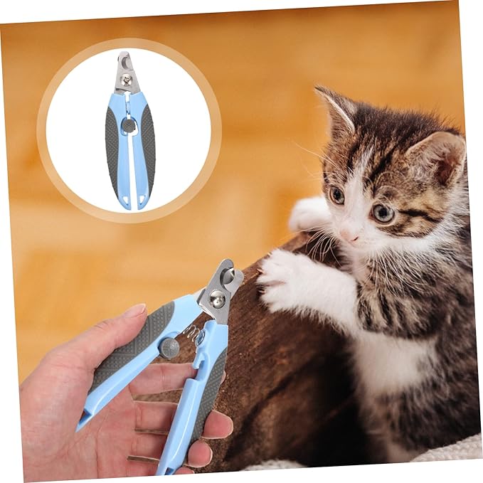 Happyyami Cat Nail Clippers Pet Nail Pet Grooming Clippers Cat Nail Trimmer Cat Clipper Cat Nail Scissors Cat Claw Trimmer Nails Dog Clippers Portable Dog Clipper Abs The Cat Dog Supplies