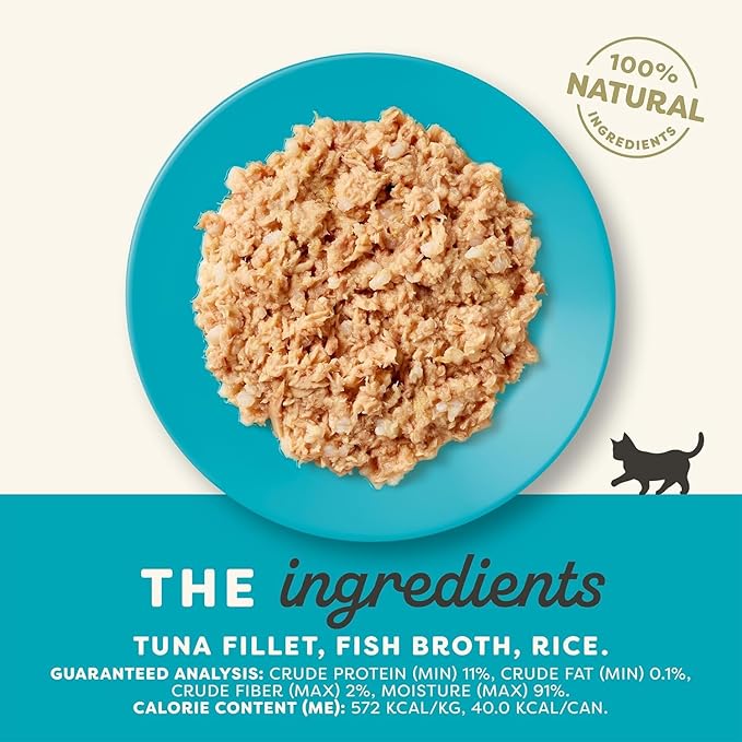 Applaws Canned Wet Kitten Food in 3 Flavors: 4 Tuna Fillet in Broth, 4 Chicken Breast in Broth and 4 Tuna with Salmon in Broth (12 Cans Total, 2.47 Ounces Each) Plus Silicone Lid