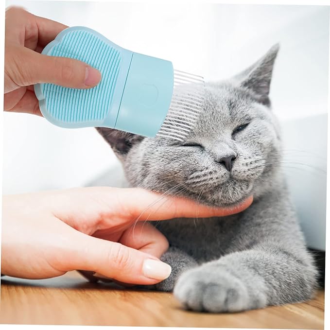 Mikikit Long Hair Cat Brush Pet Hair Cleaning Comb Slicker Brush for Cats Detangling Comb Made of Fine Craftsmanship