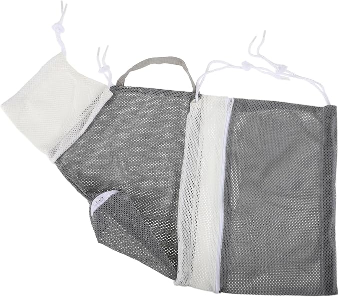 SUPVOX Cat Grooming Bag Adjustable Breathable Pet Bathing Net for Nail Trimming Ear Cleaning Scratch Resistant Design for Cats Over Months up
