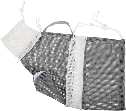 SUPVOX Cat Grooming Bag Adjustable Breathable Pet Bathing Net for Nail Trimming Ear Cleaning Scratch Resistant Design for Cats Over Months up