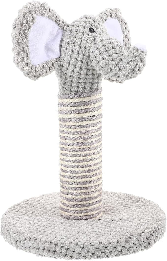 Cat Scratching Post Elephant Design Wear-Resistant Scratching Pole Small Size Kitten Scratcher Indoor Cat Activity Furniture