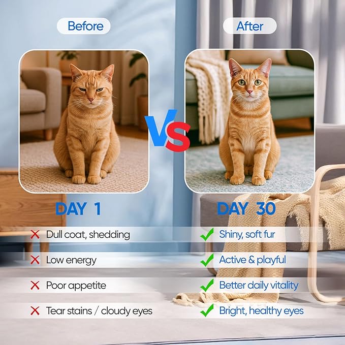 Kittysupps Taurine Supplement for Cats, Kitty Supps Taurine - PureTaurine, Immune Support, Boost Energy & Vitality, Skin & Coat Health, Mix in Food, Water-Soluble,with Dosing Spoon, 200g