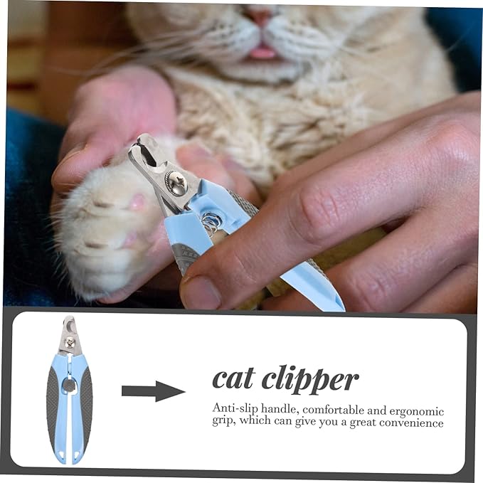 Totority Household Cat Nail Clipper Ergonomic Design Blades for Easy Trimming Portable Pet Grooming Tool for Cats and Animals Safe Comfortable Use