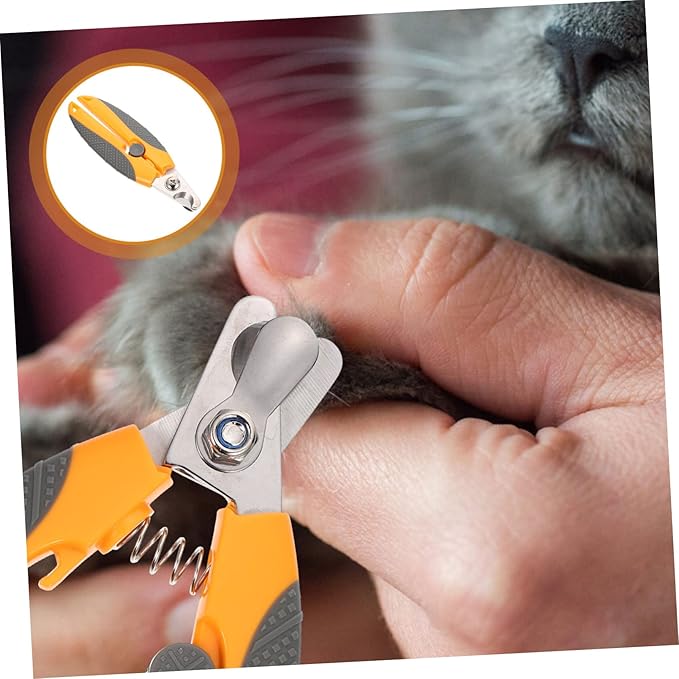 BESPORTBLE Household Cat Nail Clipper Ergonomic Pet Clipper for Dogs and Cats Portable Nail Trimmer for All Breeds and Design for Easy Grooming