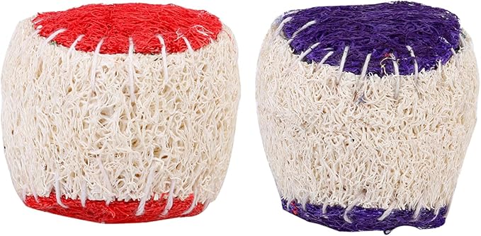 PRETYZOOM 2pcs Dog Chew Tennis Balls Interactive Puppy Chew Pet Training Supplies for Dogs Random Color