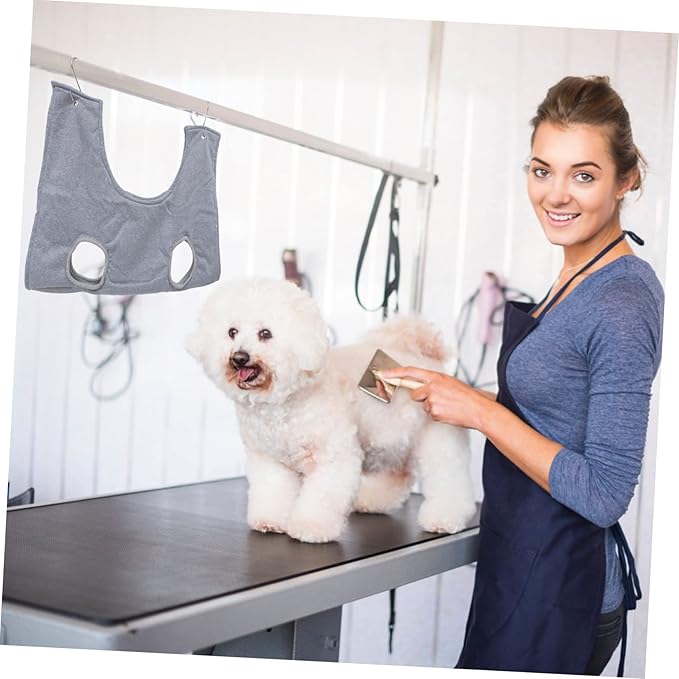 POPETPOP Cat Grooming Hammock for Nail Trimming Hairdressing Durable Pet Beauty Bag for Cats and Dogs Special Prevent Movement for Grooming Tables