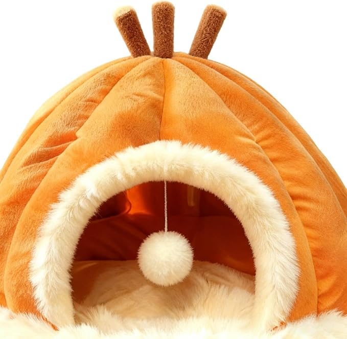 Washable Dog Bed, Soft Cat Shelter, Breathable Puppy Beds for Winter Comfort, Kitten Bed with Comfortable Padded Build, Pets Supplies Pet Shelter, Cat Cave for Small Animals Use